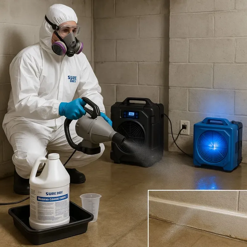 Sanitization and Odor Removal process in Miami Springs, FL