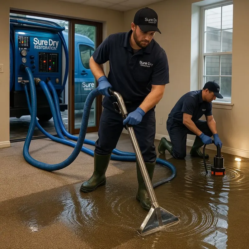 Water Extraction and Removal process in Miami Springs, FL